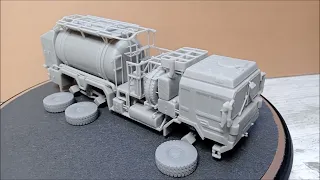 Badger Creations 3D Printed Alvis FV106 Samson & Man HX58 Support Truck Tanker in 1/72 scale. Reveal