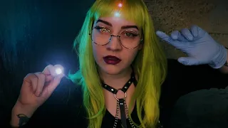 ASMR / Upgrading you in Cyber Enhancement Shop (Eye Exam, Repairing, Typing, Face Touching, etc)