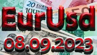 Курс евро доллар Eur Usd. Прогноз форекс 08.09. Трейдинг, торговые рекомендации. Трейдинг с нуля.