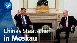 Treffen in Moskau: Putin und Xi setzen Gespräche fort