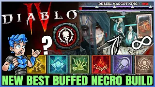 Diablo 4 - New Best OVERPOWERED DAMAGE Necromancer Build - Minions = INSANE Now Skills Gear Guide!