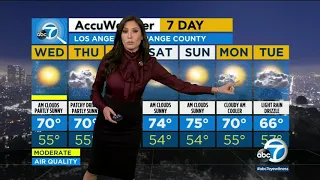 FORECAST VIDEO: Mild temps on tap Wednesday for SoCal | ABC7