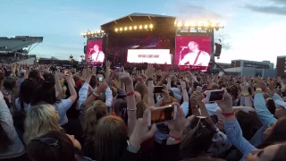 Coldplay Performing Don't Look Back In Anger @ One Love Manchester 04/06/2017