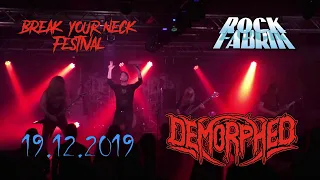 Demorphed Live Break Your Neck Festival 19.12.2019 Rockfabrik Ludwigsburg