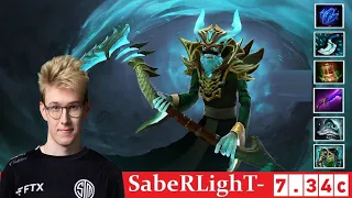 [DOTA 2] SR.SabeRLighT- the NECROPHOS [OFFLANE] [7.34c]