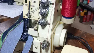 OVERLOCK, FILETEADORA FAMILIAR 🤗 4 HILOS PUNTADA DE REFUERZO 💪