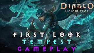 Diablo Immortal: New Tempest Class First Look and Paragon Trees! All Skills, Essences and Gameplay
