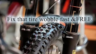 How to get rid of that Wobble in your tire | MTB 2021 4K