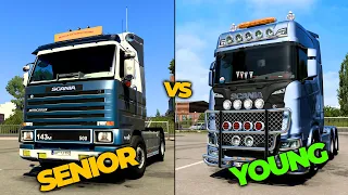 Senior Players vs Young Players in Euro truck Simulator 2