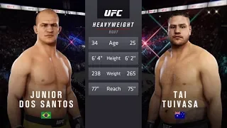 Junior Dos Santos vs. Tai Tuivasa (EA Sports UFC 3) - CPU vs. CPU