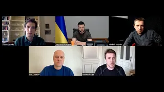 Володимир Зеленський відповів на запитання представників російських ЗМІ