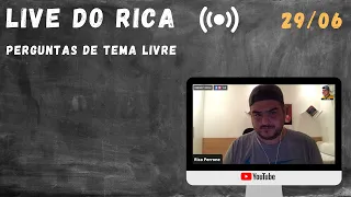 Live 29/06 - Perguntas livres