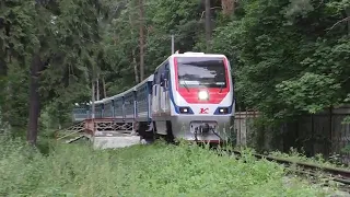 Московская детская железная дорога Кратово поездка на мджд