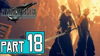 Final Fantasy VII Remake Walkthrough Part 18 (PS4 Pro) FULL GAME No Commentary @ 1080p ᴴᴰ ✔