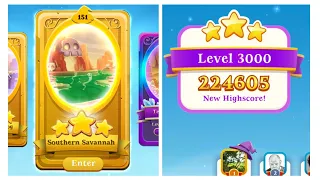 level up 3000 ⭐⭐⭐ bubble witch 3 saga gameplay ( select chapter 251 )