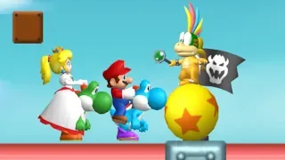 New Super Mario Bros. Wii Arcadia - Walkthrough - 2 Player Co-Op #17