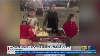 Bakersfield food vendor whose cart was knocked over says she won't be stopped from providing for her