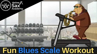 Fun Blues Scale Workout: 36 Phrases from Beginner to Advanced #34