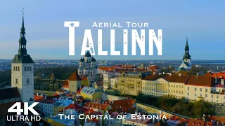 TALLINN 2023 🇪🇪 Drone Aerial 4K | Estonia Eesti Vabariik