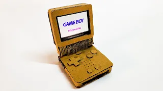 Making my Cardboard GameBoy Advance SP