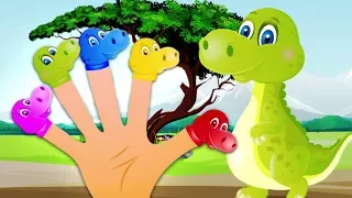 Keluarga Jari Dinosaurus | Lagu Anak & Lagu Bayi | Kartun untuk Anak-Anak