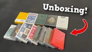 [ASMR] Playing Card Unboxing (Deck Haul)