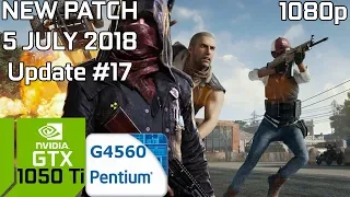 PUBG NEW PATCH #15 [PC] GTX 1050 Ti 4GB GDDR5 & Intel Pentium G4560