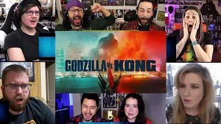Godzilla vs Kong Trailer Reaction Mashup