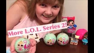 MORE L.O.L. Surprise! SERIES 2 Lil Sisters Dolls! New LOL Color Change Blind Box - Unboxing & Review