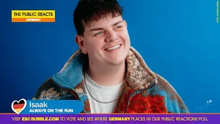 🇩🇪 Germany – Isaak – Always On The Run (The Public Reacts: Eurovision 2024)