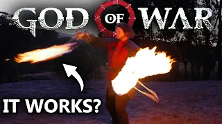 Do CHAOS Blades Actually Work? Real God of War TESTED!!
