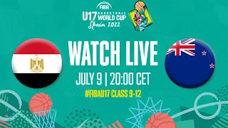 Full Basketball Game | Egypt v New Zealand | FIBA U17 Basketball World Cup 2022