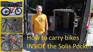 Carrying bikes INSIDE the Solis Pocket: What fits?