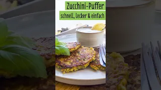 Leckere Zucchinipuffer | Rezept | Schnell & einfach!