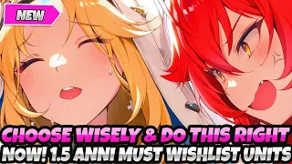 *CHOOSE WISELY & DO THIS RIGHT NOW!!* NEW 1.5 ANNI MUST WISHLIST UNITS APRIL (Nikke Goddess Victory)