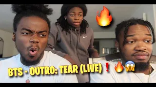 SPEECHLESS!! BTS - OUTRO: TEAR!! LIVE! (REACTION)