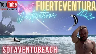 Fuerteventura SOTAVENTO BEACH 2021Gezeitenlagune KiteSurfing Best Spots Destinations  Vlog 4k Lagoon