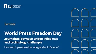 World Press Freedom Day - Journalism between undue influences and technology challenges