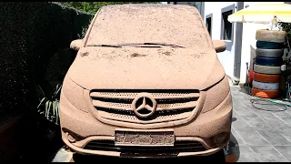 10 YEARS UNWASHED CAR ! Wash the Dirtiest Mercedes Vito
