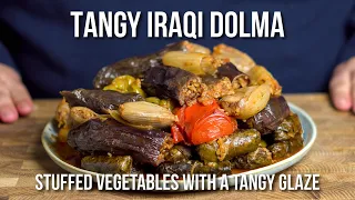 Tangy Iraqi Dolma, the GREATEST of all stuffed vegetable recipes