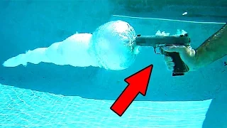 هل اطلاق الرصاصة تحت الماء حقيقة ام خدعة ؟