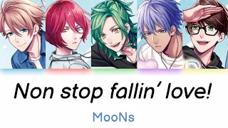 [B-Project] Non stop fallin’ love! - MooNs - Lyrics (Kan/Rom/Eng)