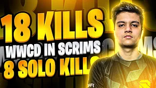 8 SOLO KILLS • 18 KILLS DINNER IN SCRIMS - i8 Esports