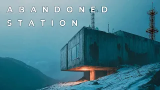 Soft Dark Post Apocalyptic Ambient Music | ABANDONED STATION ( No Rain )