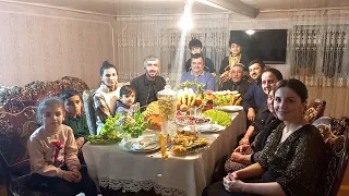 At the table with my loved ones on Novruz, our national holiday