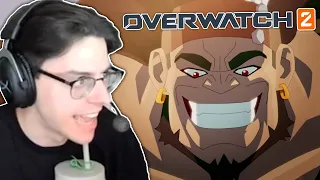 Apply reacts to the NEW MAUGA SHORT! (Overwatch 2)