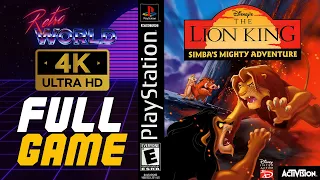 The Lion King - Simba's Mighty Adventure (PS1) 100% | Playstation Longplay | No Commentary 4K