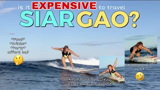 IS IT EXPENSIVE TO TRAVEL SIARGAO⁉️ | MY FIRST TIME SURFING EXPERIENCE IN SIARGAO 🌊🇵🇭