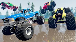 Monster Truck Mud Battle #33 | BeamNG Drive - Griff's Garage