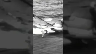 Crash Landing on Aircraft Carrier #shorts